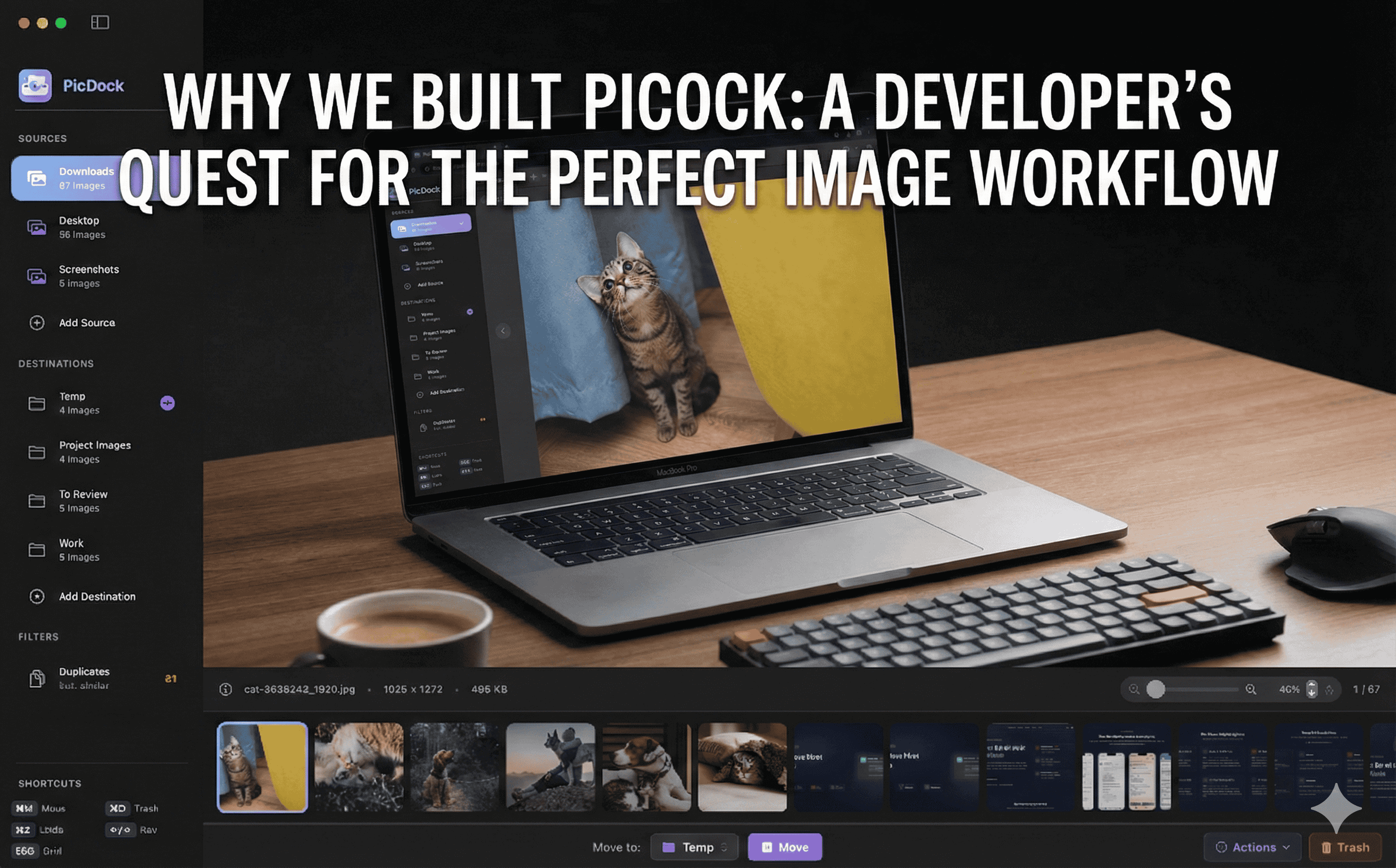 Why We Built PicDock: A Developer's Quest for the Perfect Image Workflow